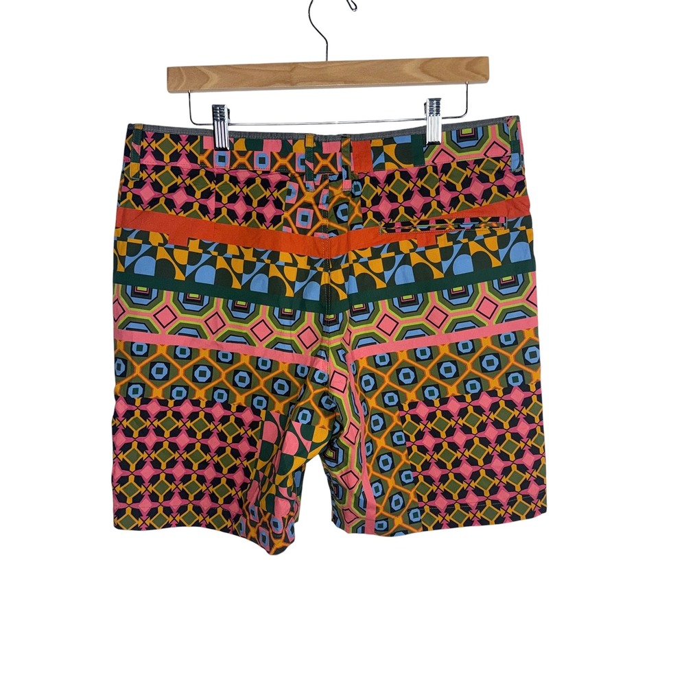 Descendant of Thieves Reversible Shorts Mens 33 Multicolor Olive EUC 22AS68X08M2 - Picture 3 of 7